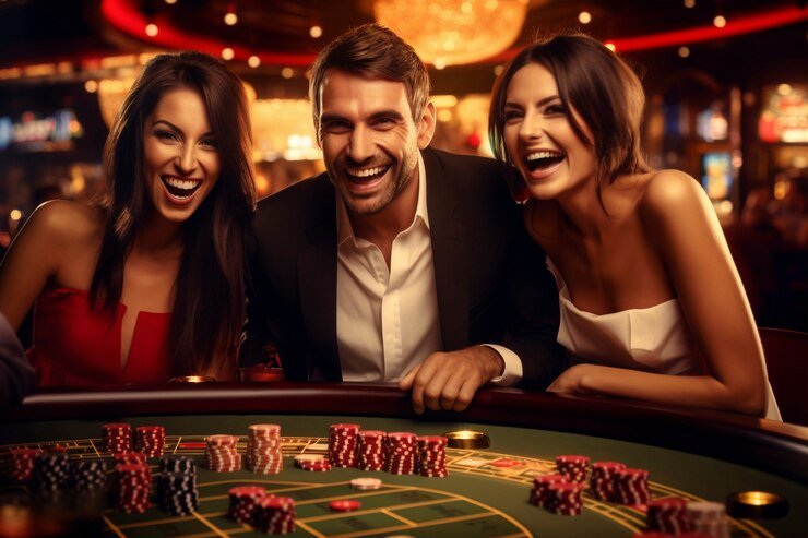Fortune Tiger dengan gulungan bersimbol harimau dan tanaman dekoratif Tiongkok